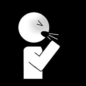 tousser Coloriage tousser