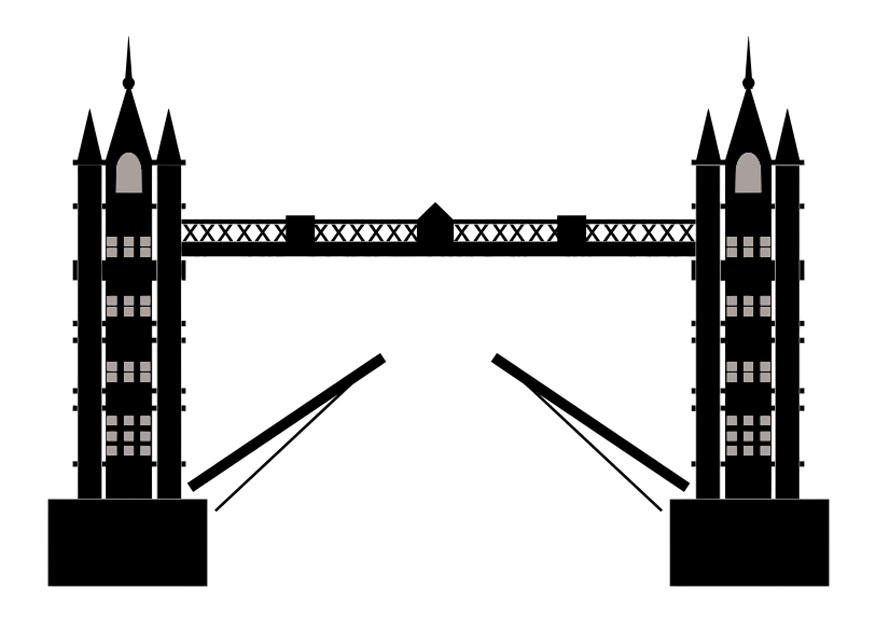 tower bridge Coloriage tower bridge
