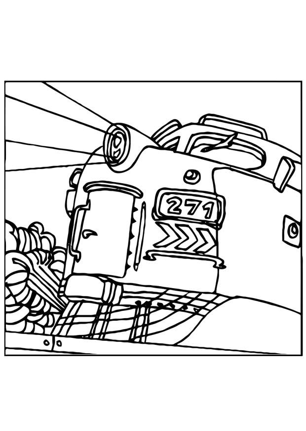 train Coloriage train