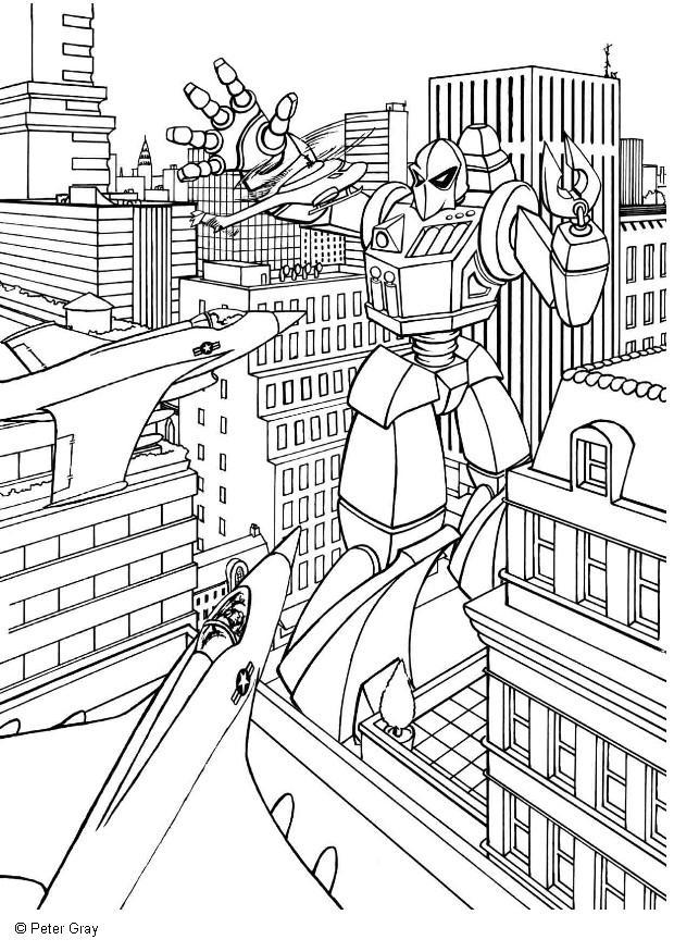 manga - transformer Coloriage manga - transformer
