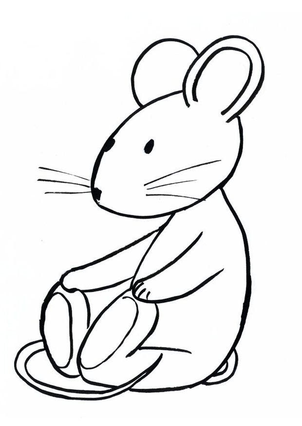 transi, la souris Coloriage transi, la souris