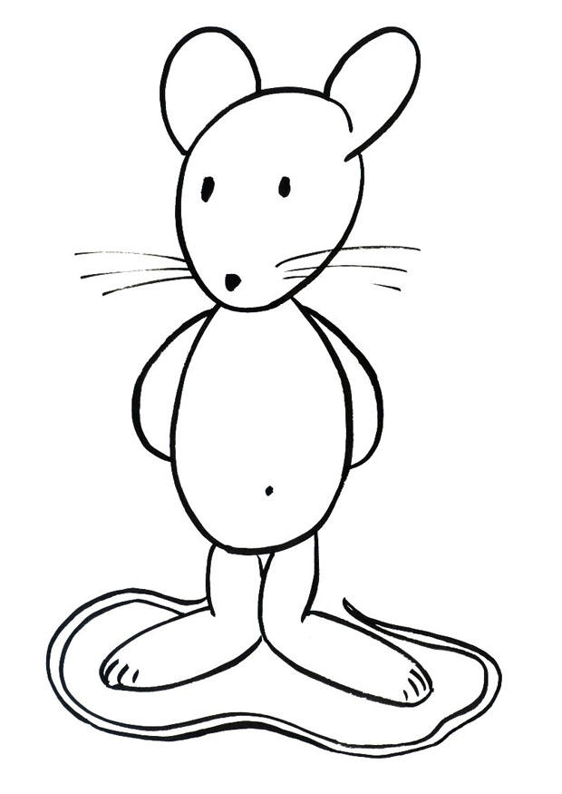 transi, la souris Coloriage transi, la souris