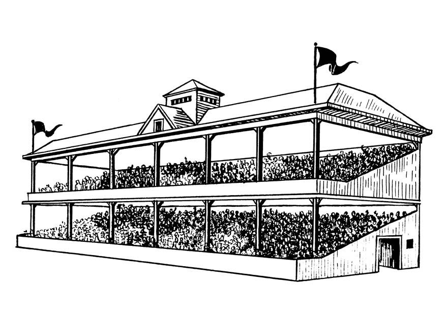 tribune Coloriage tribune
