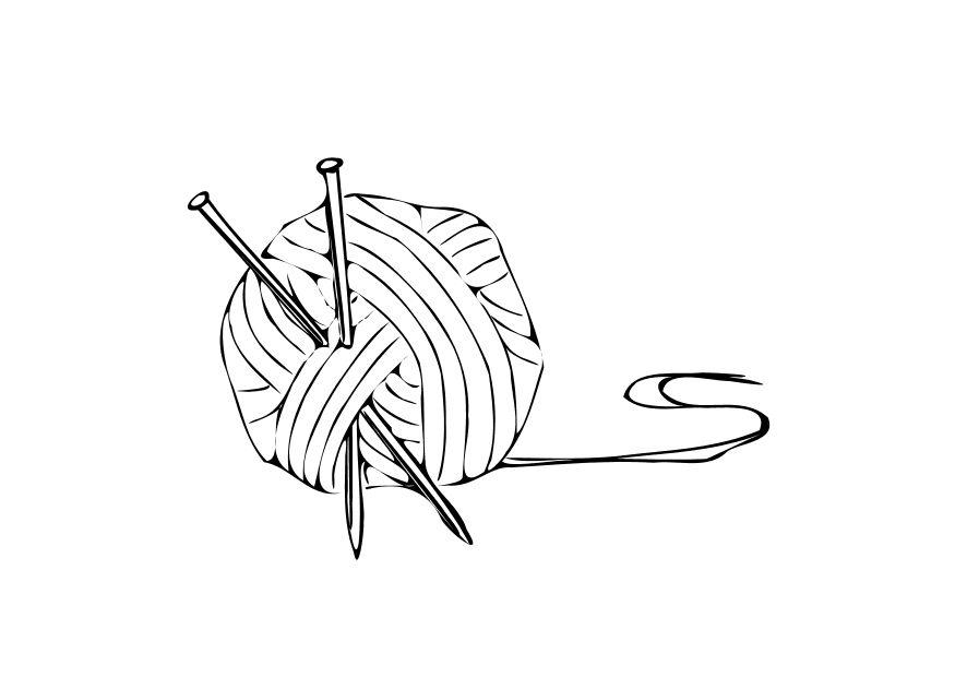 tricoter Coloriage tricoter