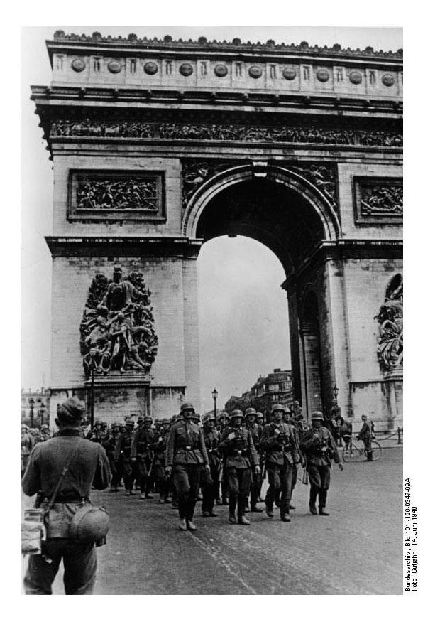 troupes allemandes A paris Photo troupes allemandes A paris