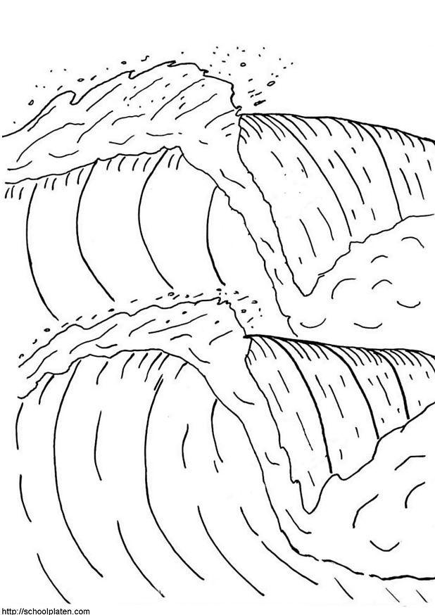 tsunami Coloriage tsunami