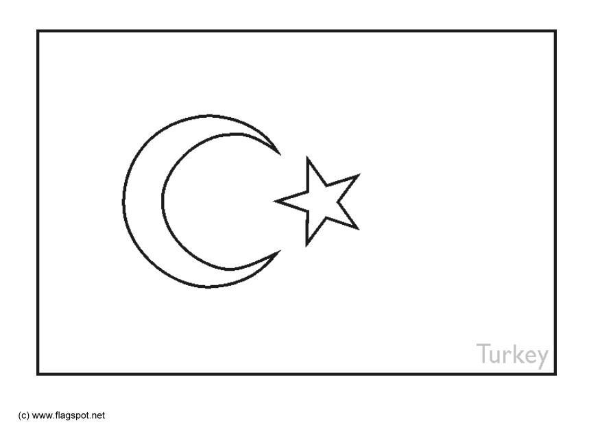 turquie Coloriage turquie