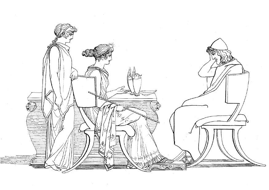 ulysse et circA© Coloriage ulysse et circA©