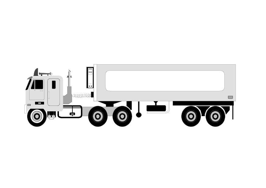 un camion Coloriage un camion