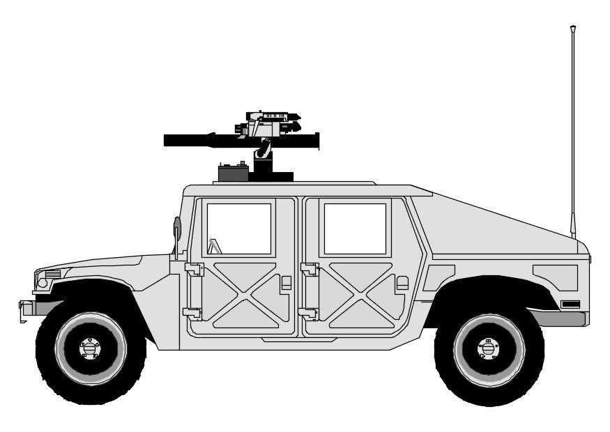 un hummer Coloriage un hummer
