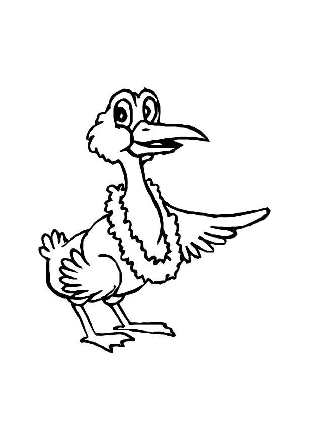 un oiseau Coloriage un oiseau