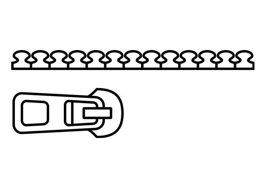un zip Coloriage un zip