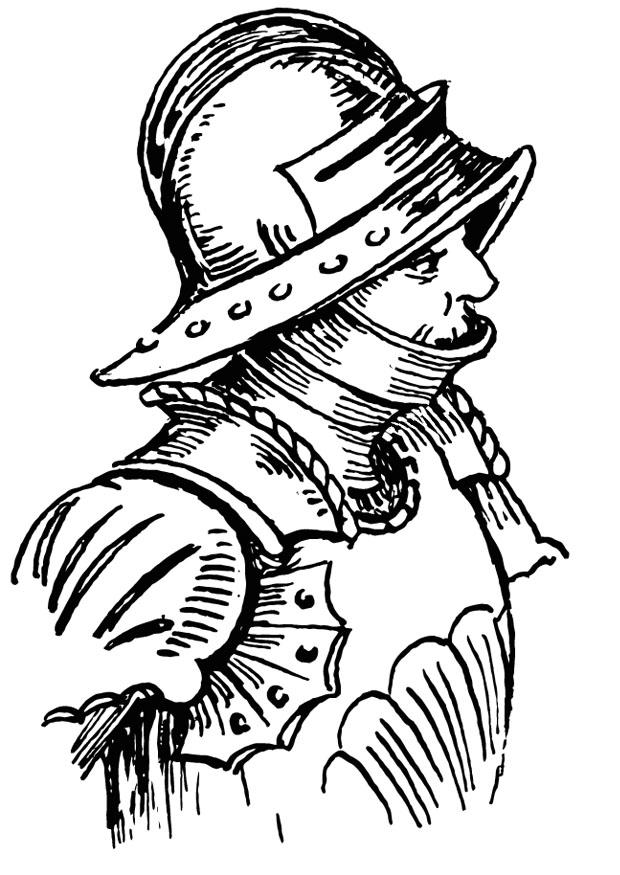 une armure Coloriage une armure