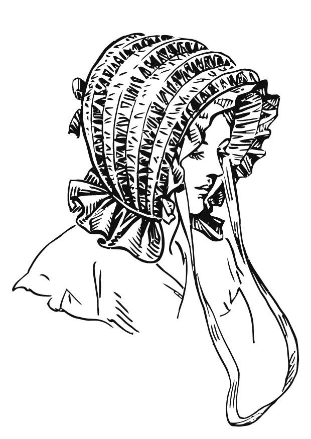 une coiffe Coloriage une coiffe