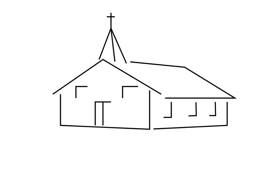 une A©glise Coloriage une A©glise