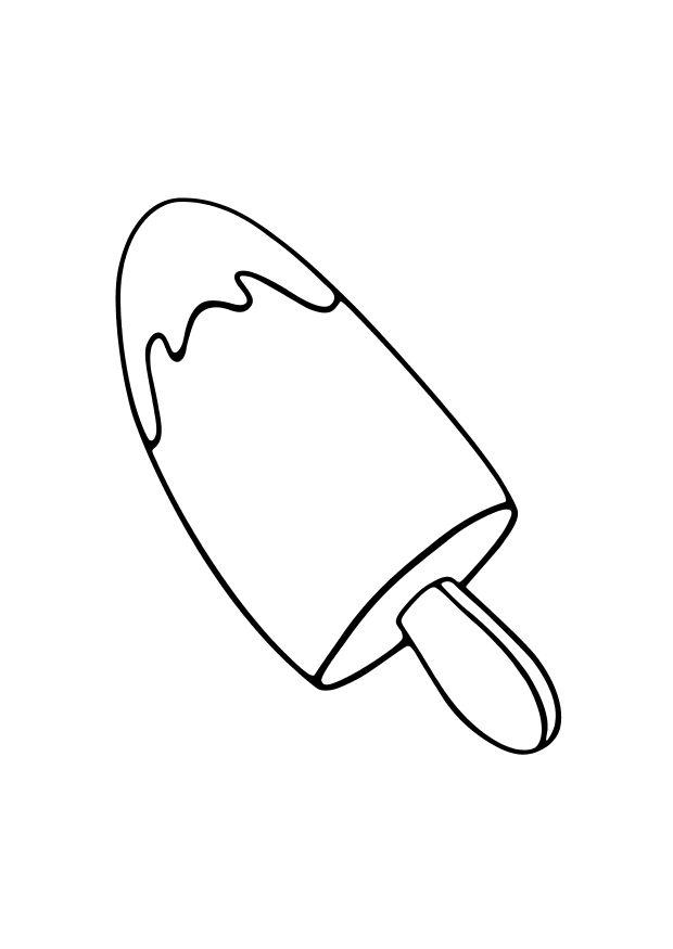 une glace Coloriage une glace