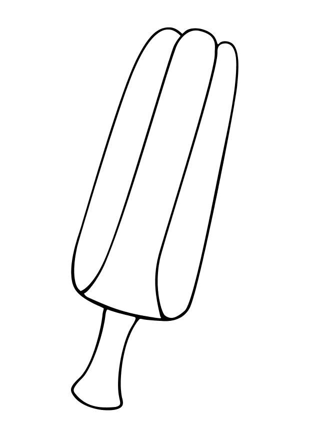une glace Coloriage une glace