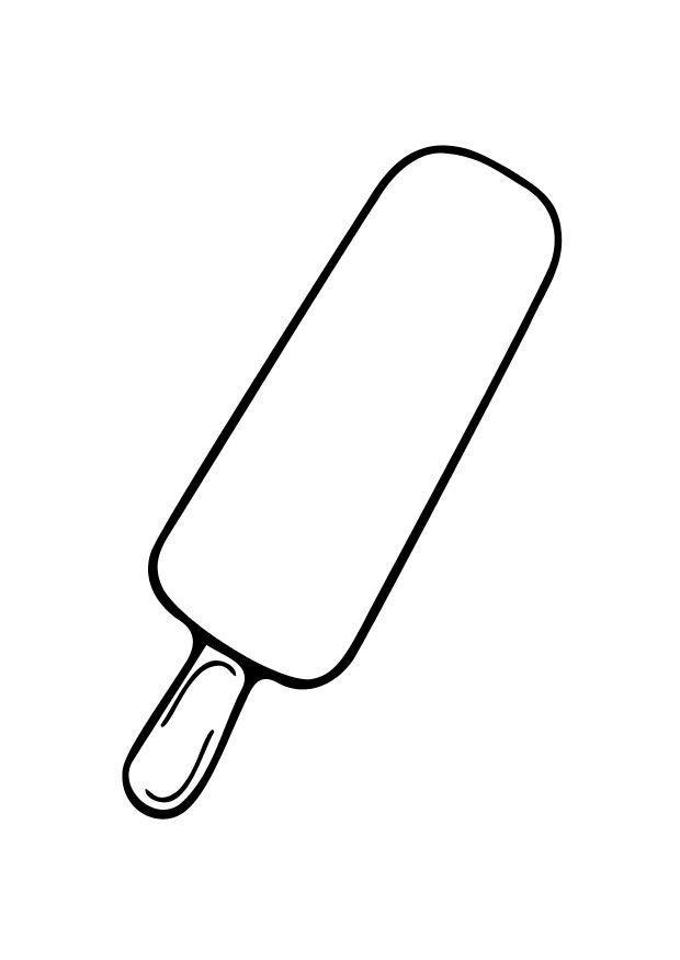une glace Coloriage une glace