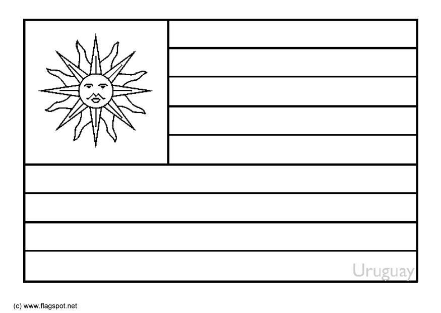 uruguay Coloriage uruguay