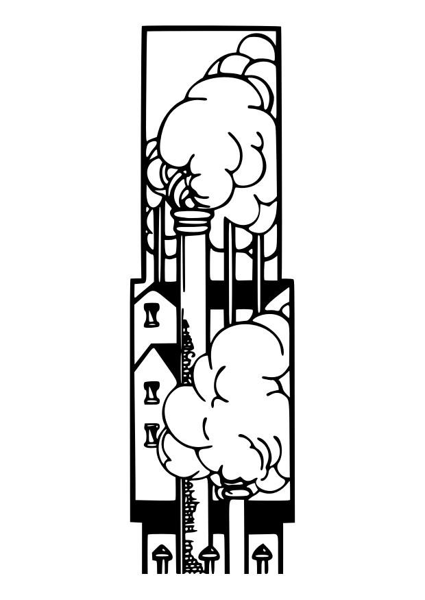 usine Coloriage usine