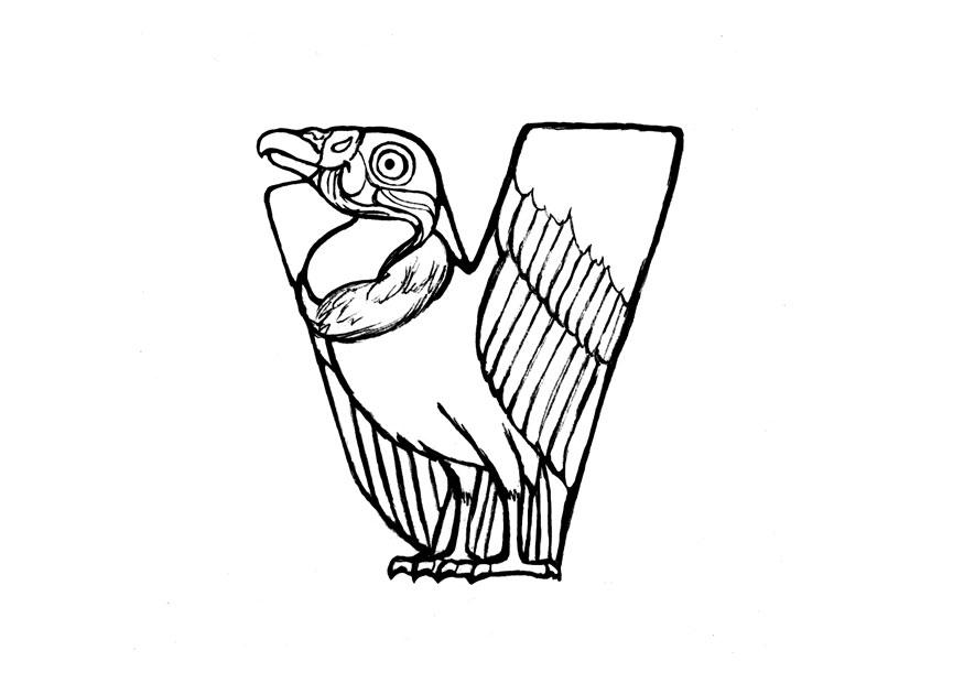 v-vulture Coloriage v-vulture