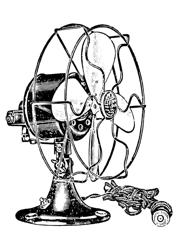 ventilateur Coloriage ventilateur