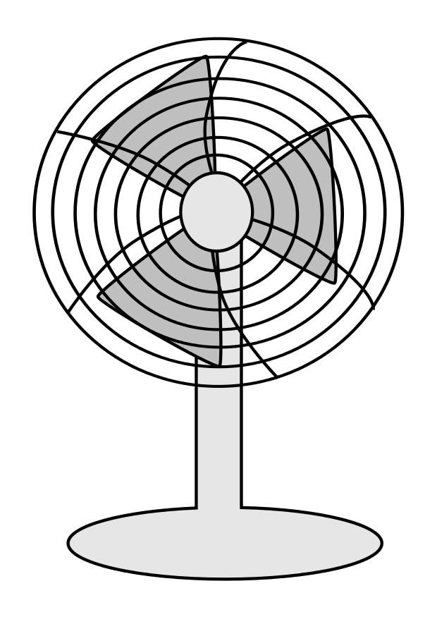 ventilateur Coloriage ventilateur