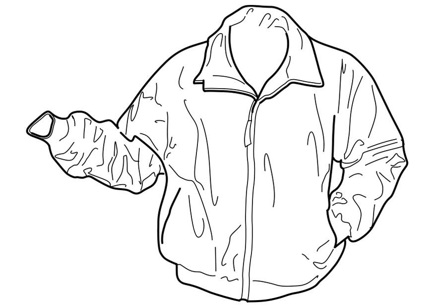 veste Coloriage veste