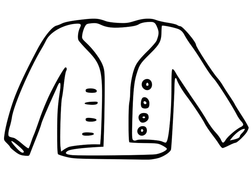 veste Coloriage veste