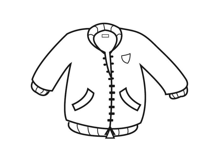 veste Coloriage veste
