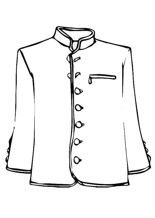 veston Coloriage veston