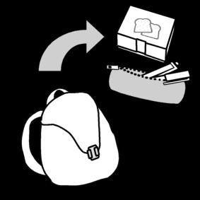 vider le sac A dos Coloriage vider le sac A dos