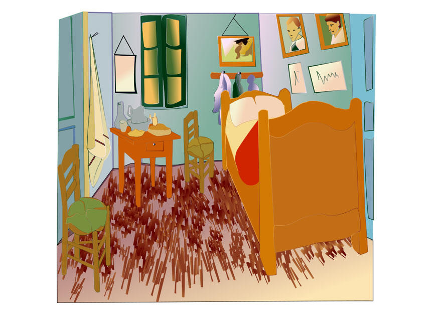 vincent van gogh - chambre A arles Image vincent van gogh - chambre A arles