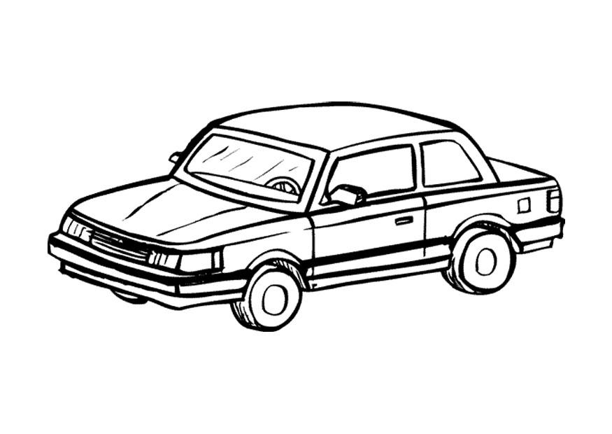voiture personnelle Coloriage voiture personnelle