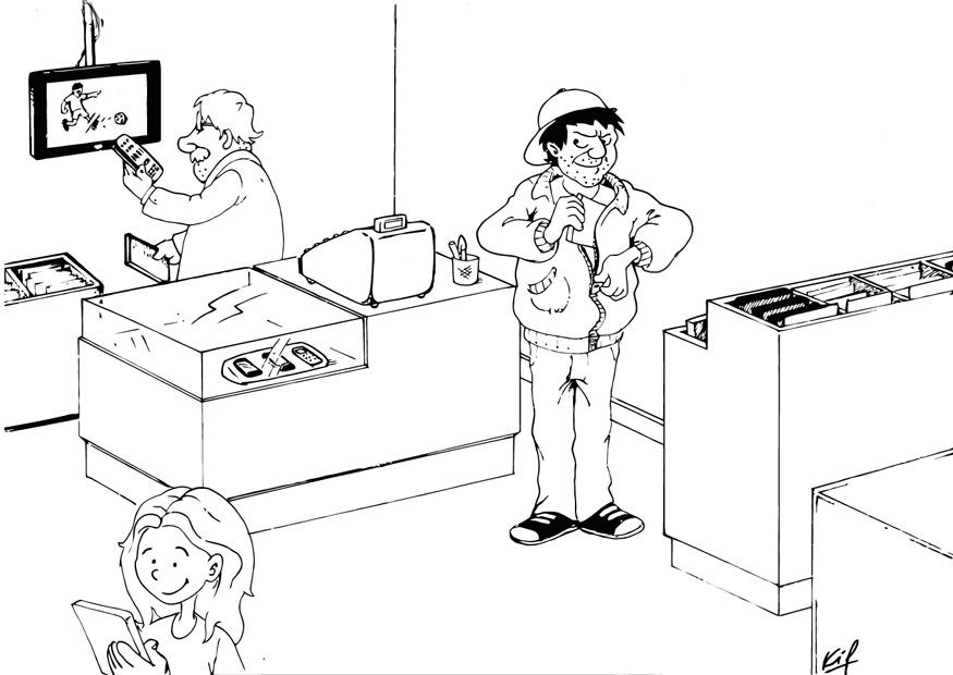 vol A lA©talage Coloriage vol A lA©talage