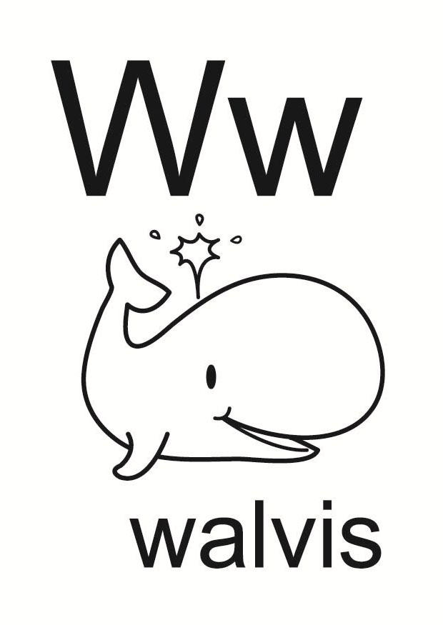 w Coloriage w