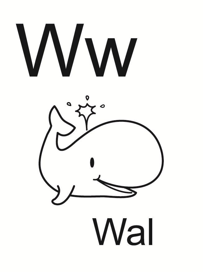 w Coloriage w