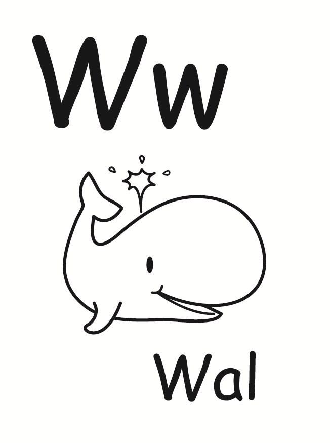 w Coloriage w