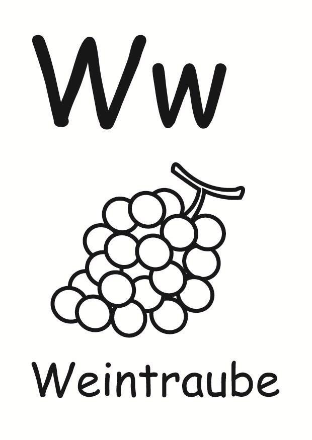 w Coloriage w