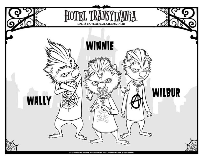 winnie - wally - wilbur Coloriage winnie - wally - wilbur
