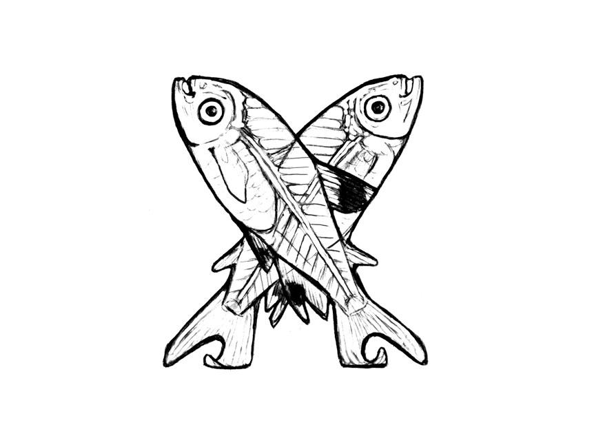 x-x-ray-fish Coloriage x-x-ray-fish