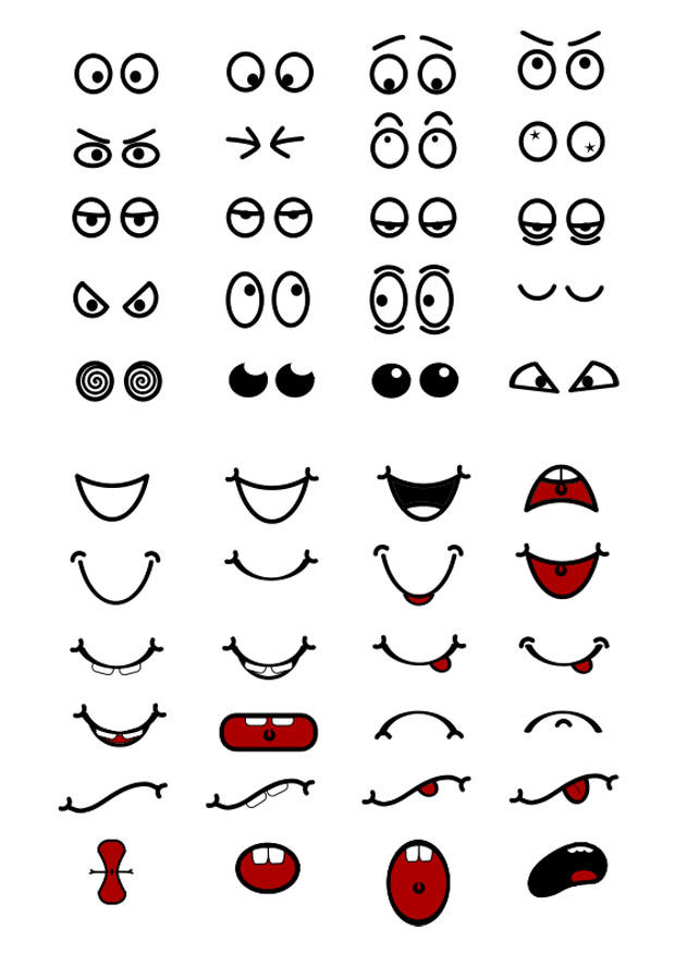 yeux et bouches Image yeux et bouches