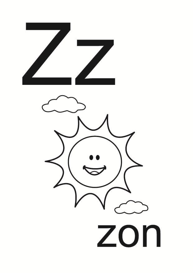 z Coloriage z