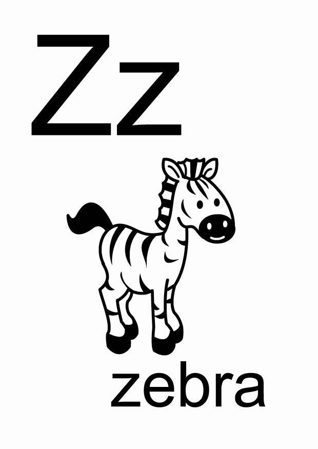 z Coloriage z