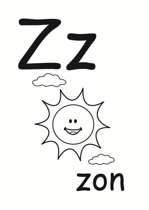z Coloriage z