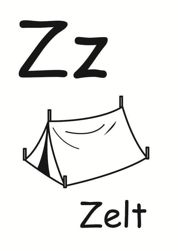 z Coloriage z