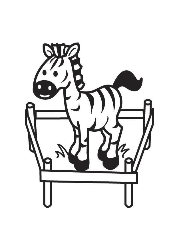 zA¨bre Coloriage zA¨bre