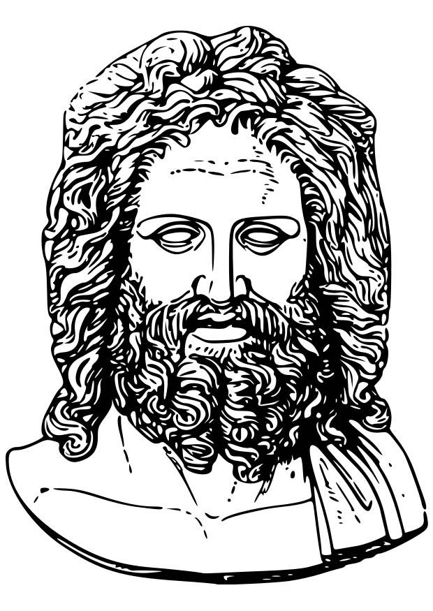 zeus Coloriage zeus