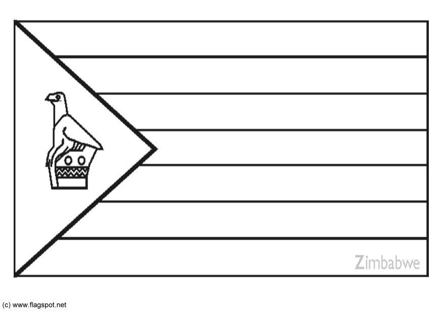 zimbabwe Coloriage zimbabwe