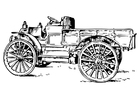 Coloriage ancien camion